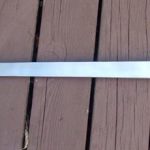 arming sword 40in blade 33in weight 2.25lbs POB 3in fr guard