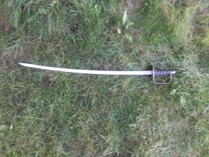 sabre blade 34in weight 1lb10oz POB 4.5in