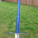 the Haidner- 52in blade 40in blued guard and pommel B